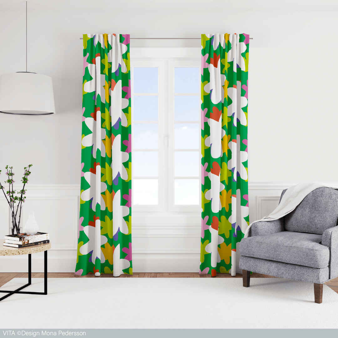 Vidder är en kollektion med mönster för gardiner.